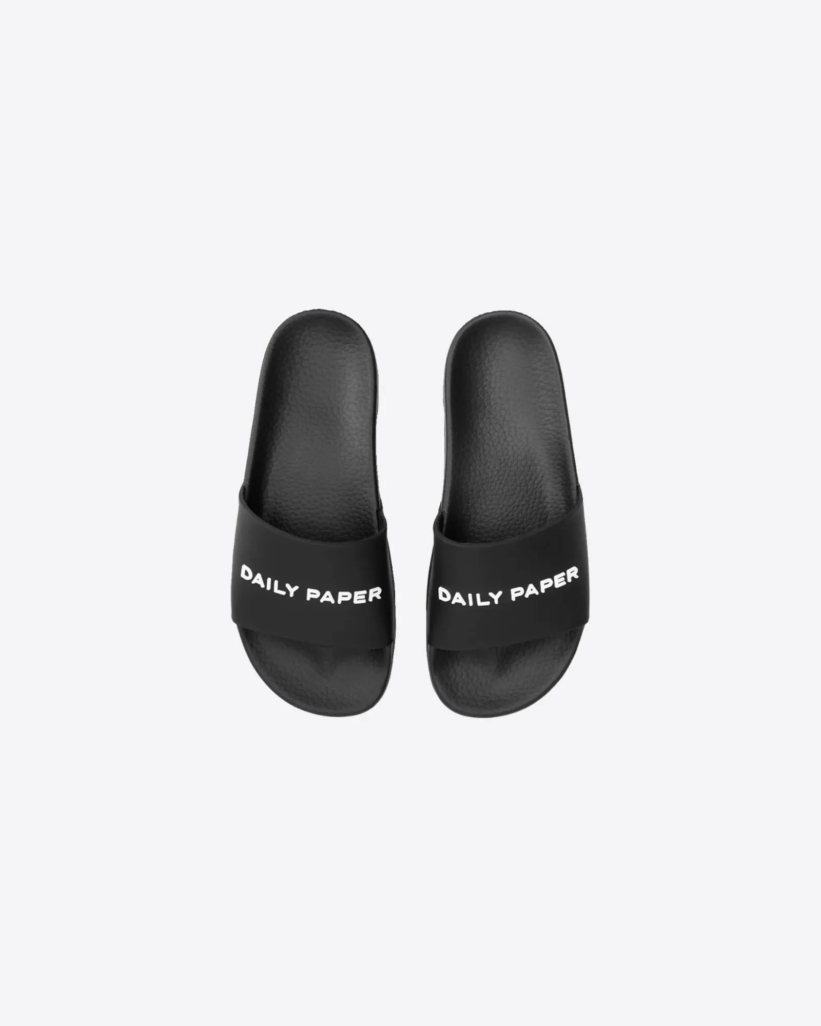 Black Reslider Logo Sandals