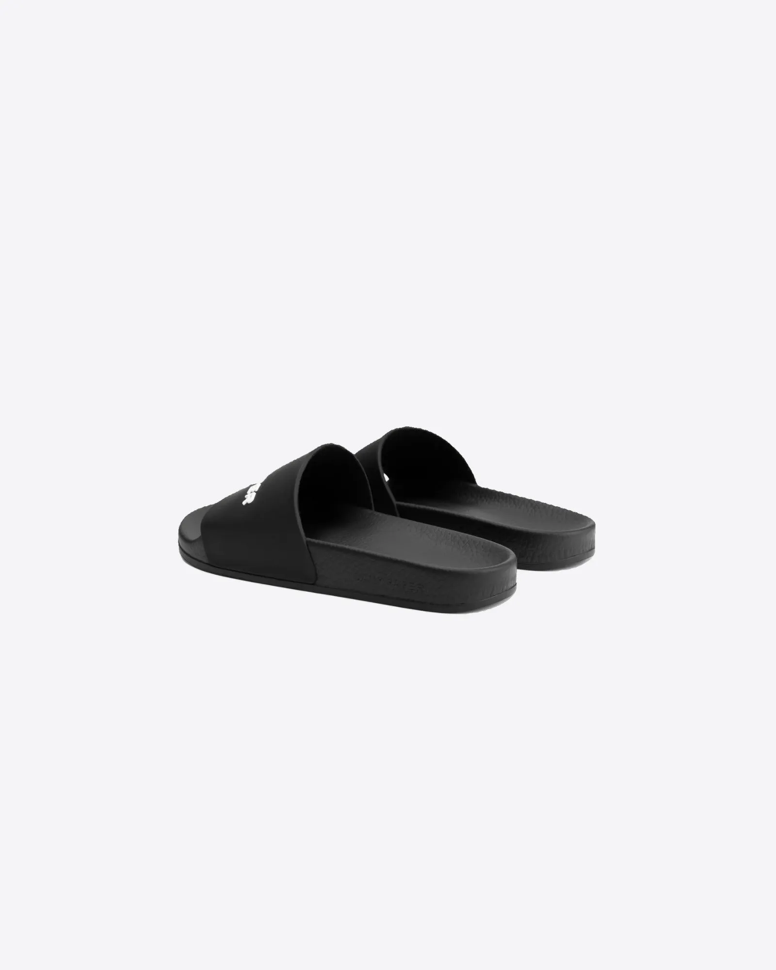 Black Reslider Logo Sandals