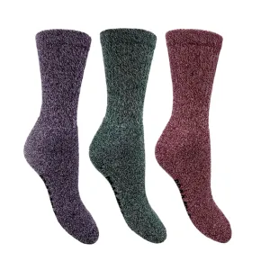 Bramble Ladies All Terrain Socks 3 Pack - Purple/Green/Pink