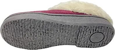 Clarks Womens Faux Fur Lined Clog Slippers Warm Cozy Indoor Outdoor Plush Slipper For Women