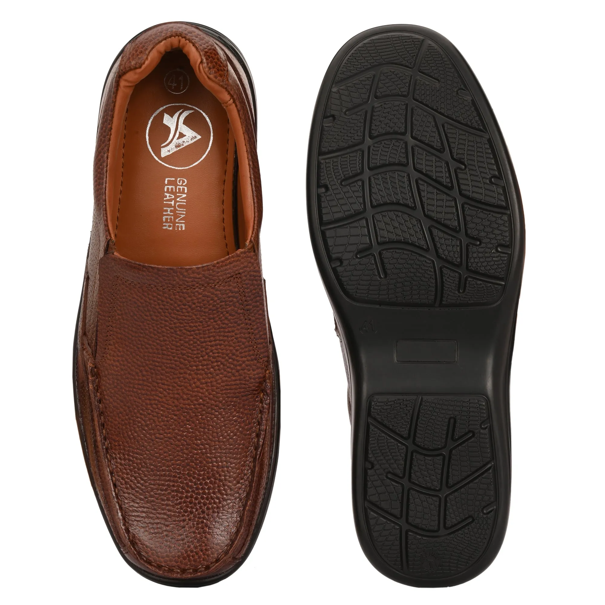Classic Trumock Full Grain Leather Slip Ons