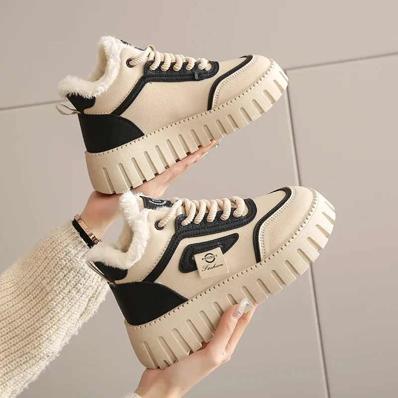 Cyril Schoenen | Fleece gevoerde Winterschoenen voor Vrouwen