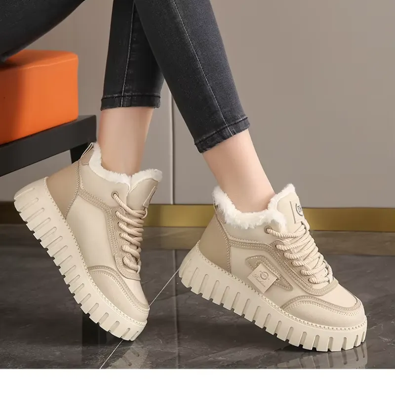 Cyril Schoenen | Fleece gevoerde Winterschoenen voor Vrouwen