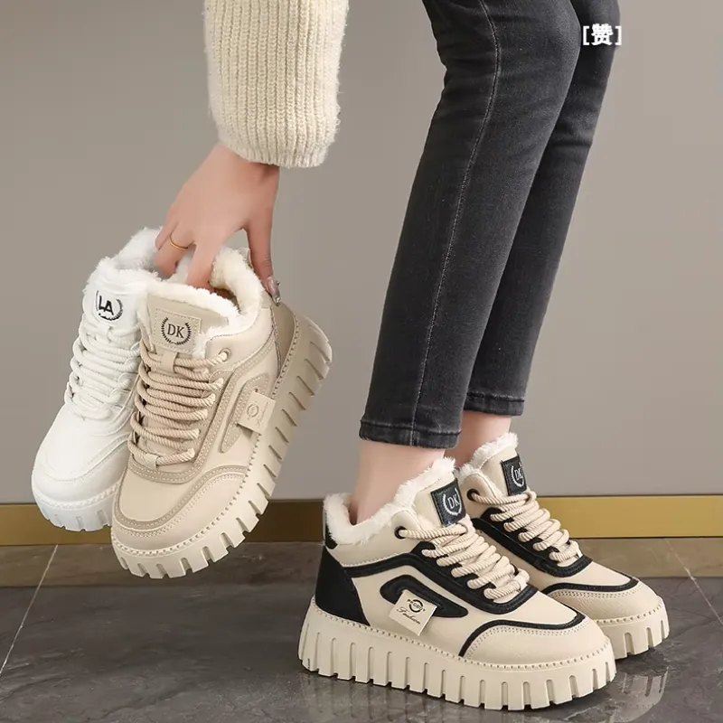 Cyril Schoenen | Fleece gevoerde Winterschoenen voor Vrouwen
