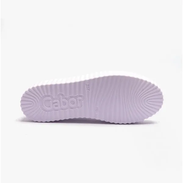 DEBRA Ladies Slip-On Trainers White