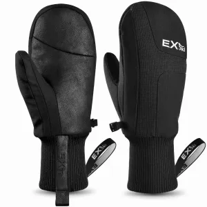 EXski Unisex 3M Insulated Microfiber Knit Cuff Mitt for Everyday Winter Wear and Alpine Skiing