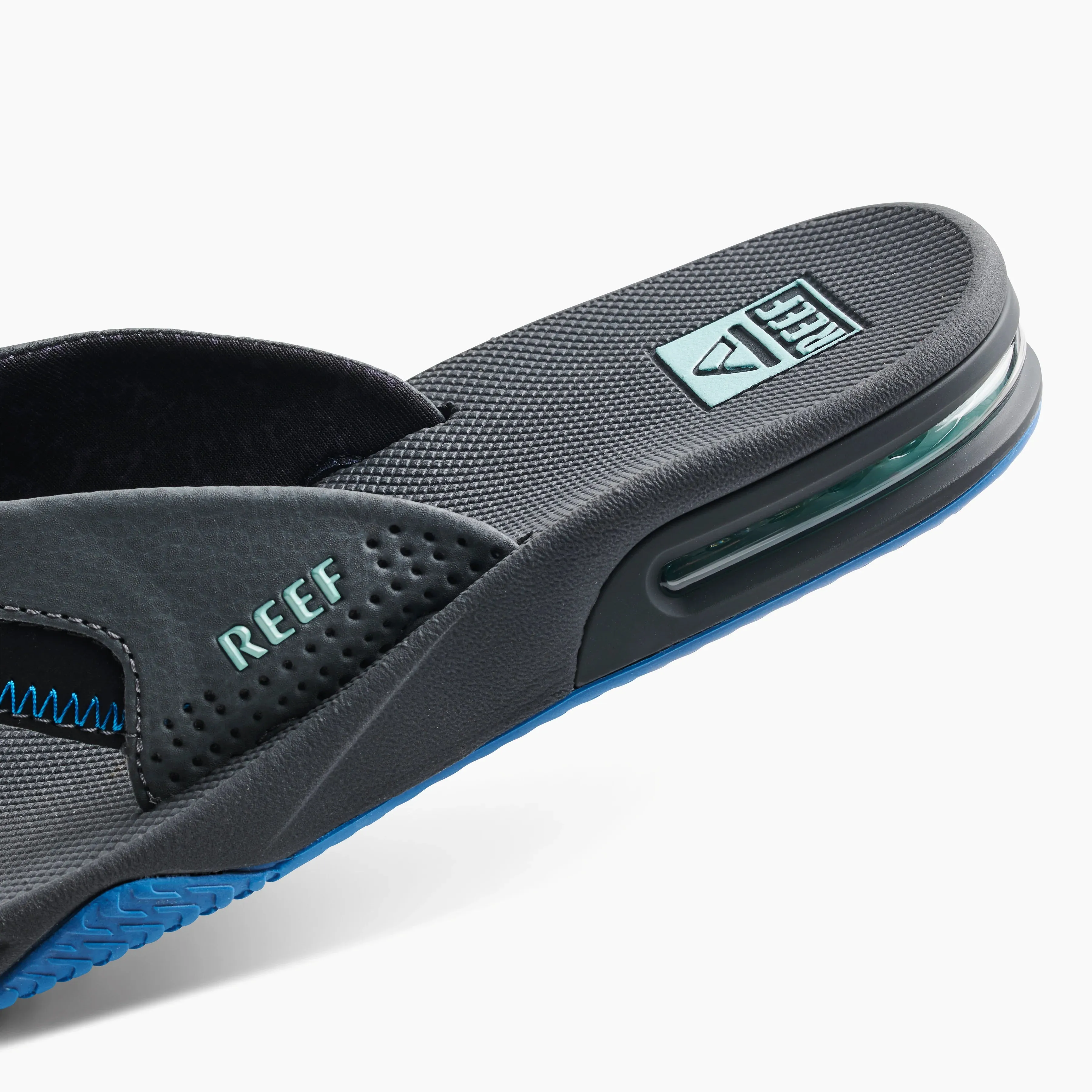 FANNING Mens Sandals Gunmetal/Ocean