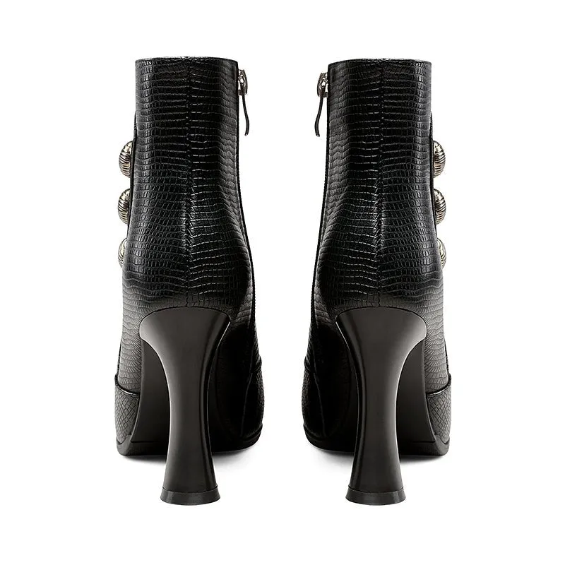 Goldara Office Ankle Boots