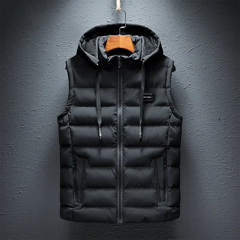 Ivyshape | Comfortable Hooded Waistcoat