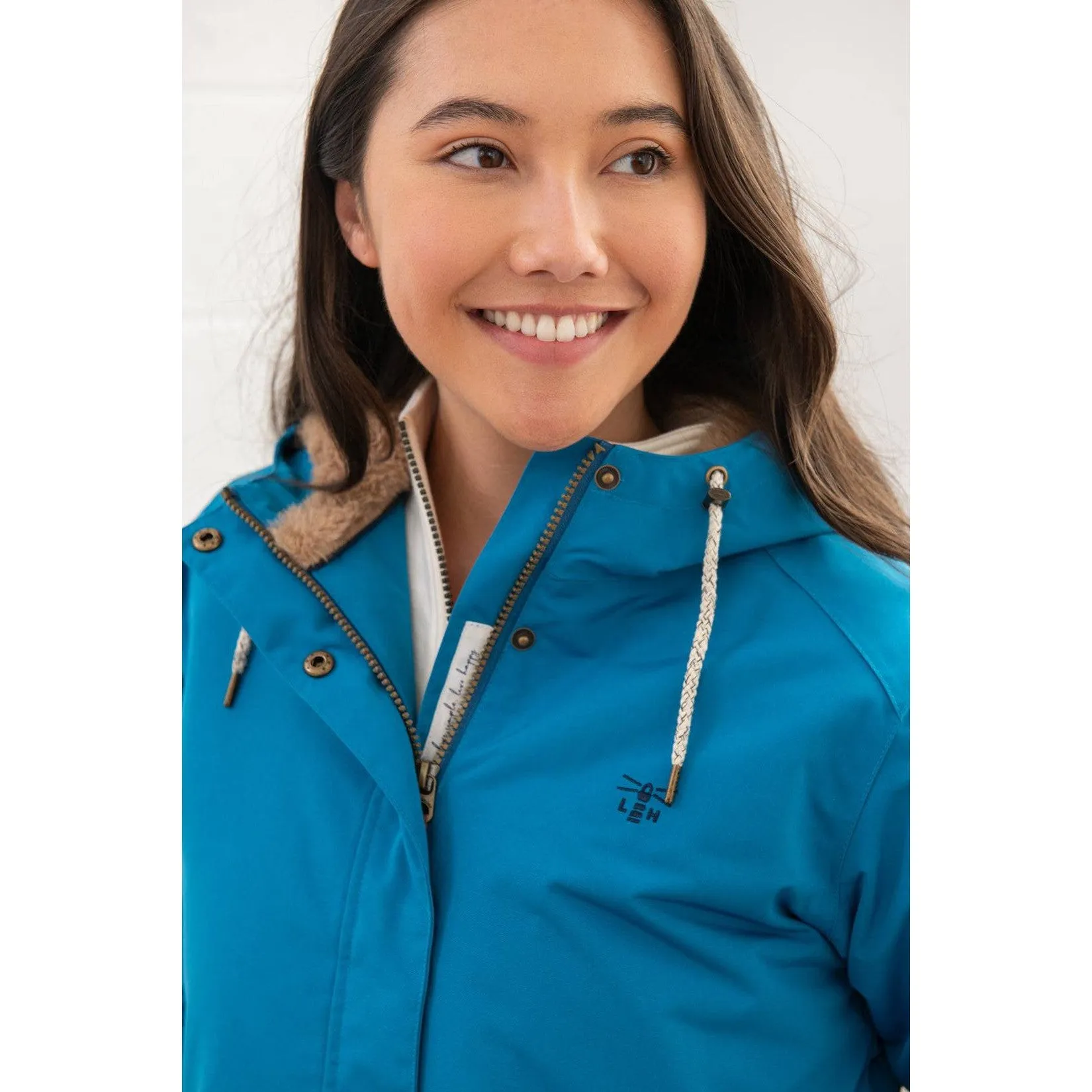 Lighthouse Scarlet Ladies Waterproof Coat Teal