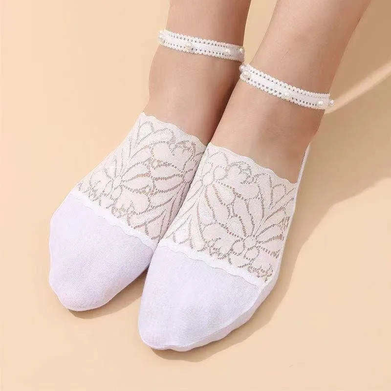 Lilyrhyme™ Pearl Lace Socks