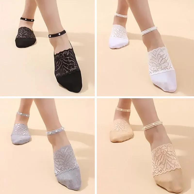 Lilyrhyme™ Pearl Lace Socks