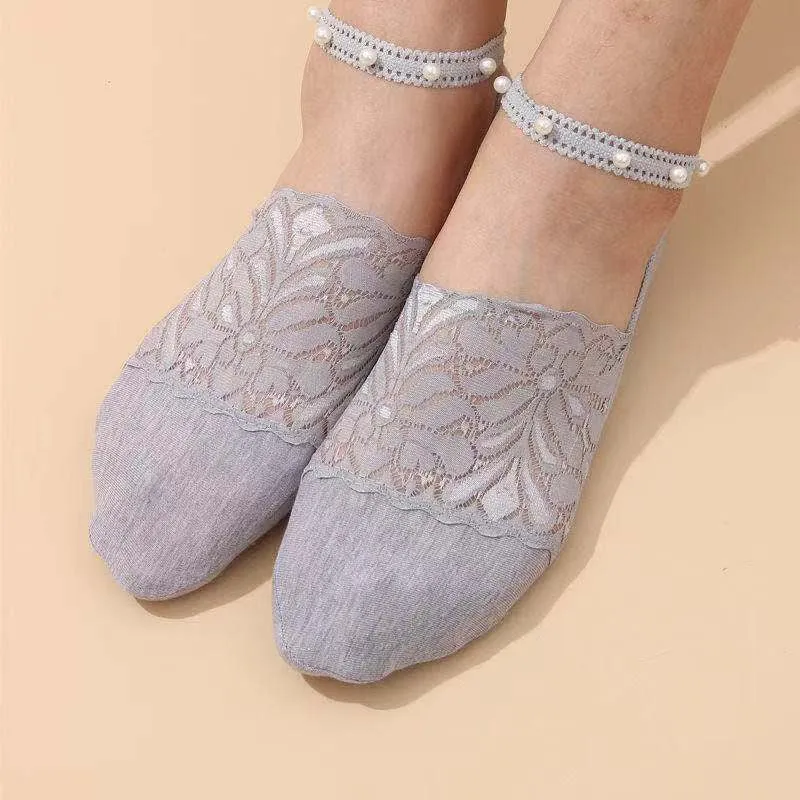 Lilyrhyme™ Pearl Lace Socks
