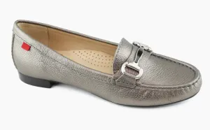 Marc Joseph Grand St Golf Shoe in Pewter Grainy