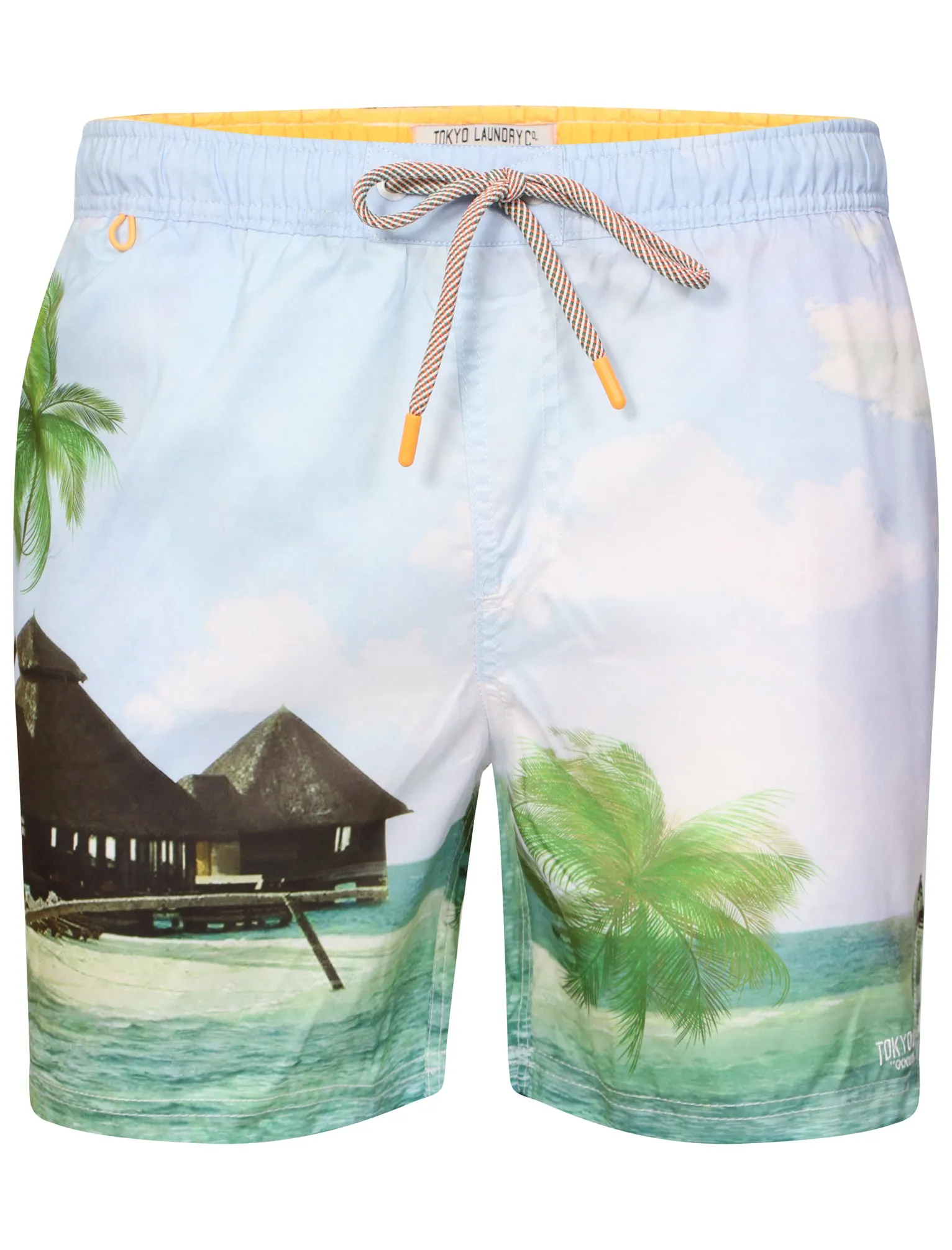 Mauna Swim Shorts with Free Matching Flip Flops - Tokyo Laundry