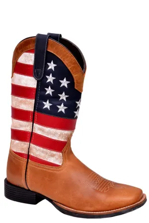 MENS TAN OILED LEATHER VAMP