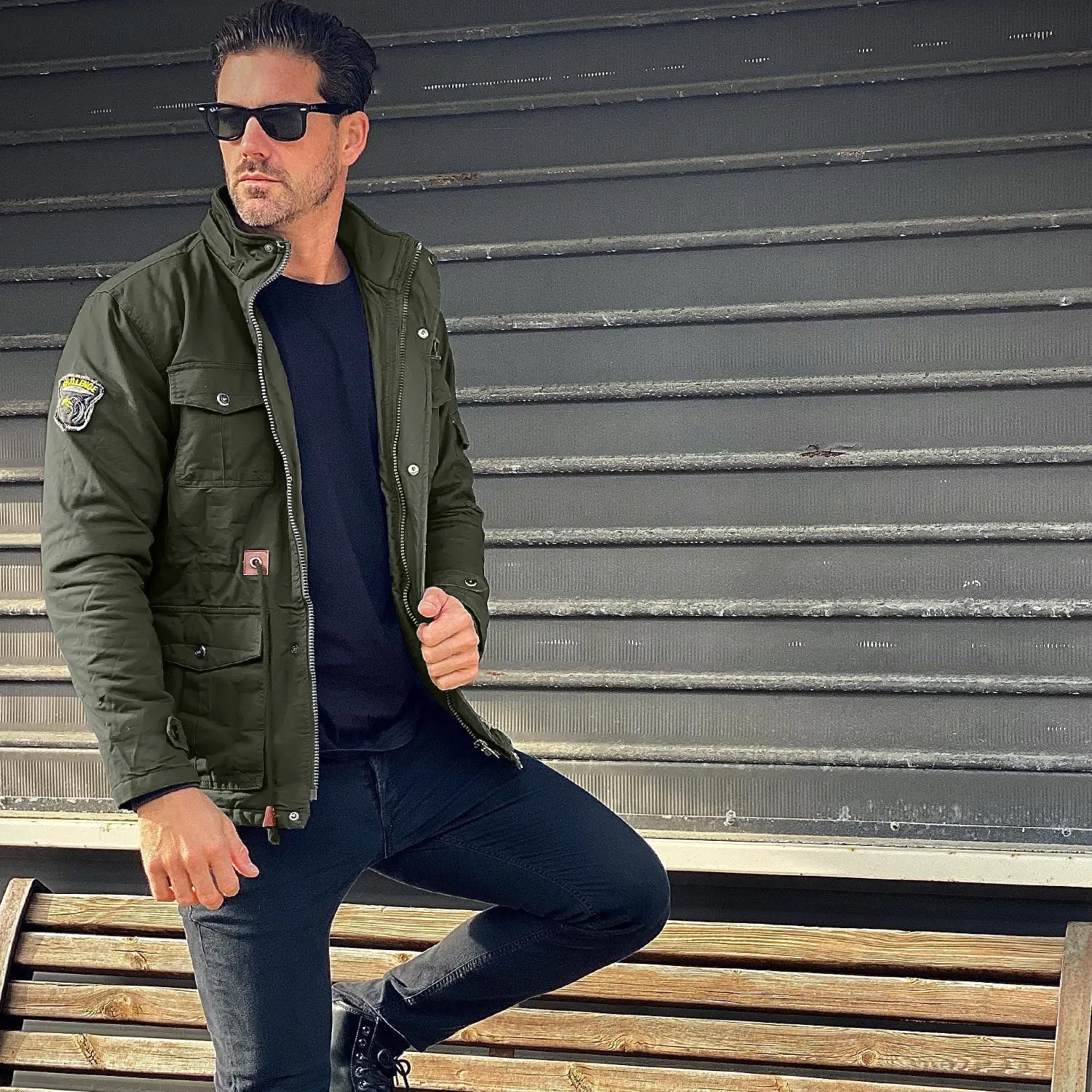 Men's Winter Coat Military Jacket Fleece Lined Parka Cotton Cargo Jacket
