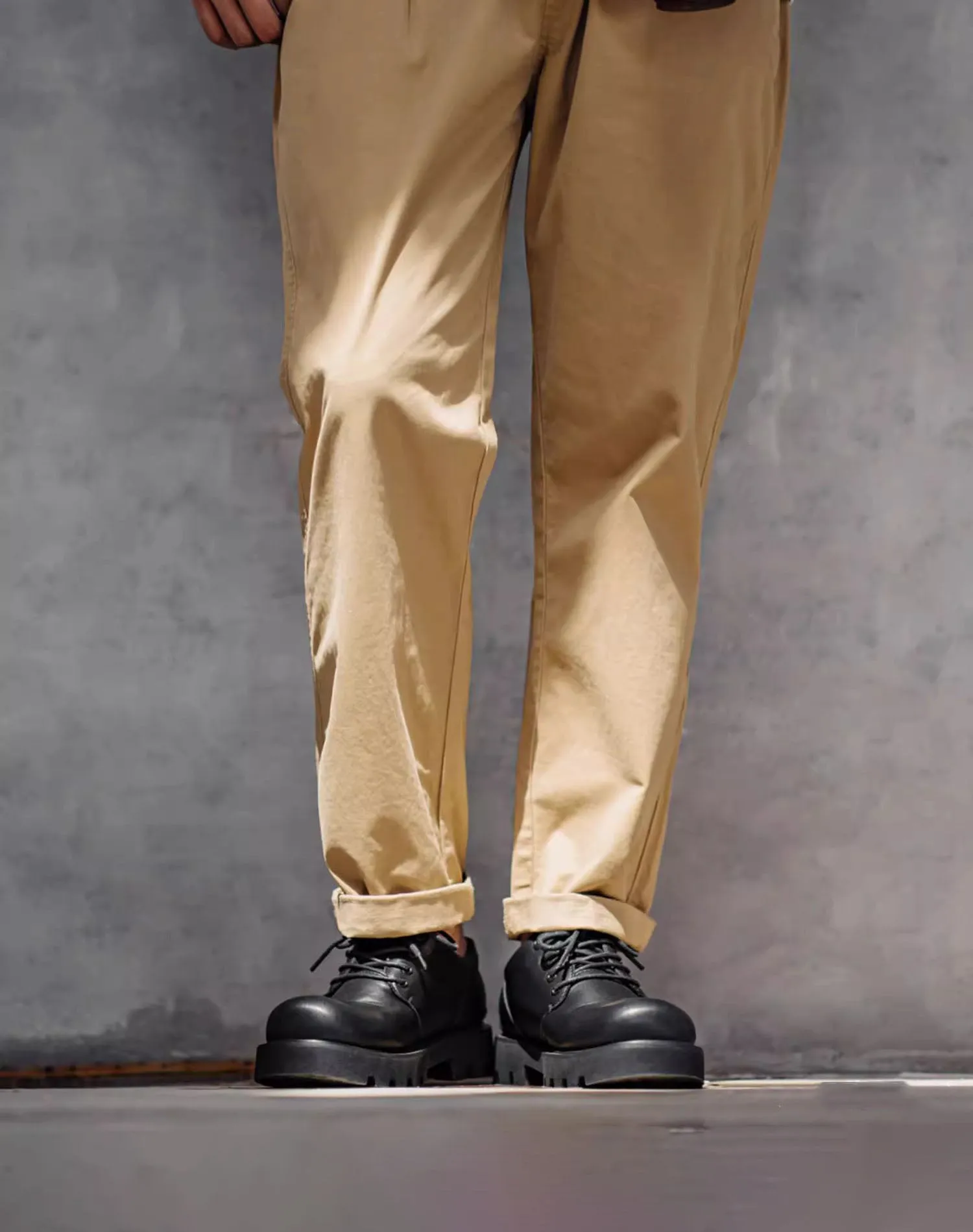 Square-toe Derby Matte Casual Leather Versatile Men's Dress Shoes