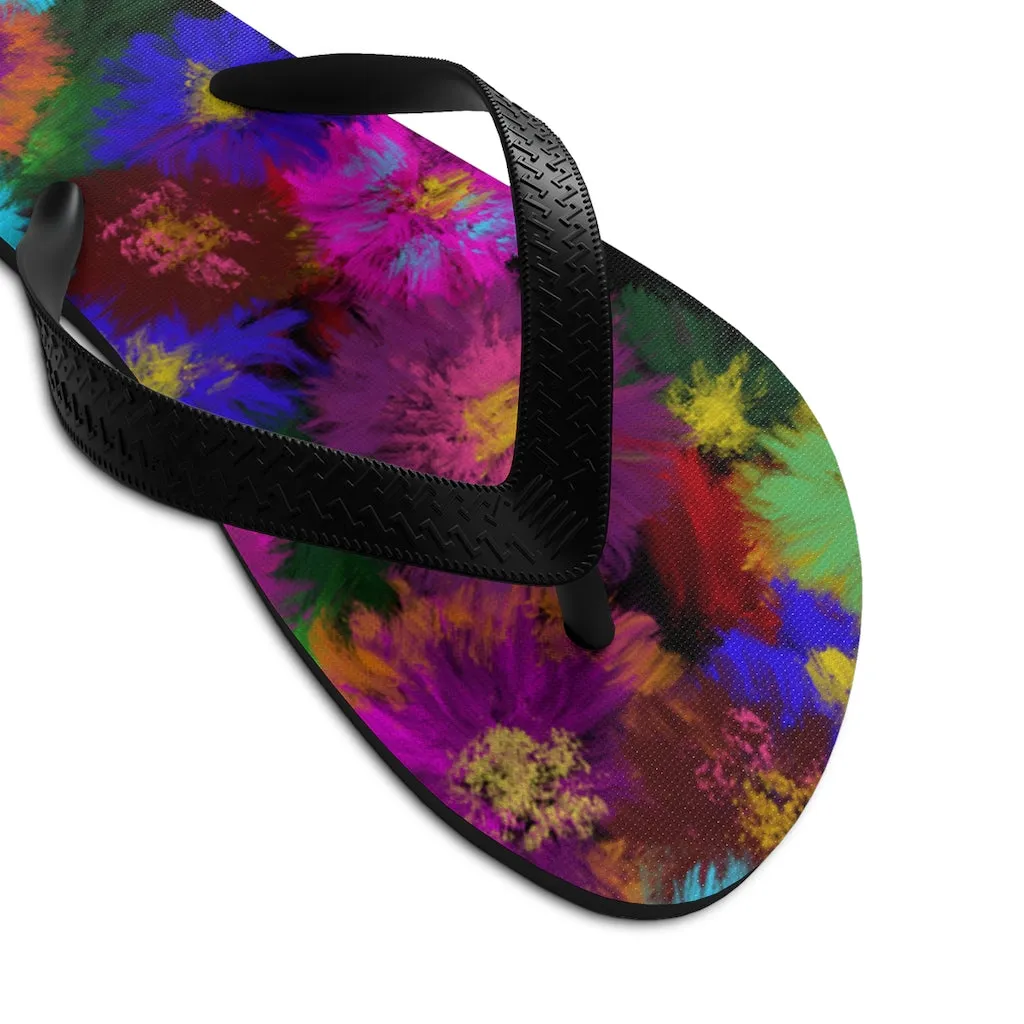 Unisex Flip-Flops - Flora