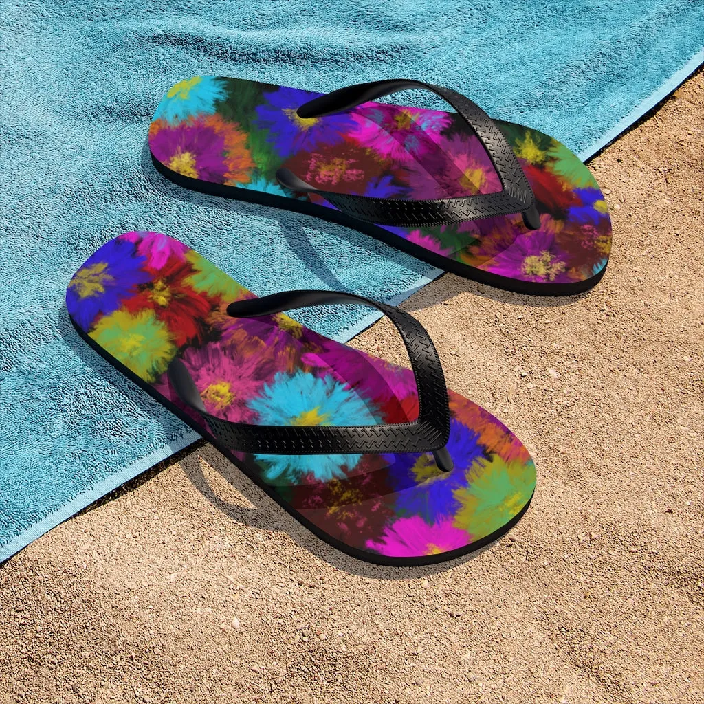 Unisex Flip-Flops - Flora