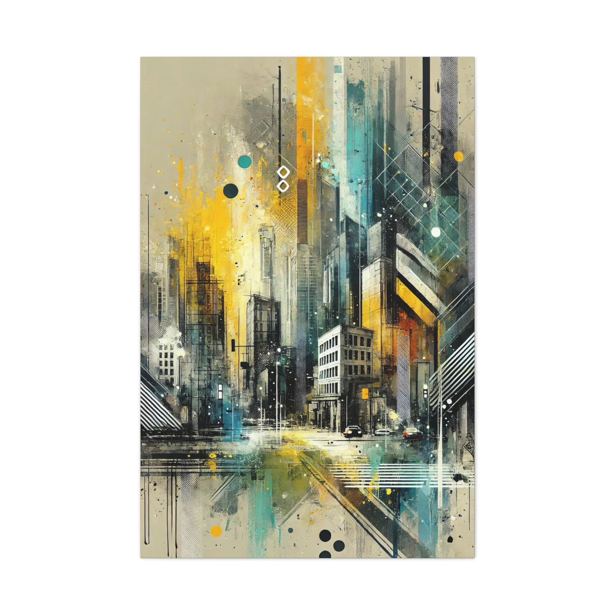 Urban Pulse II Canvas Print