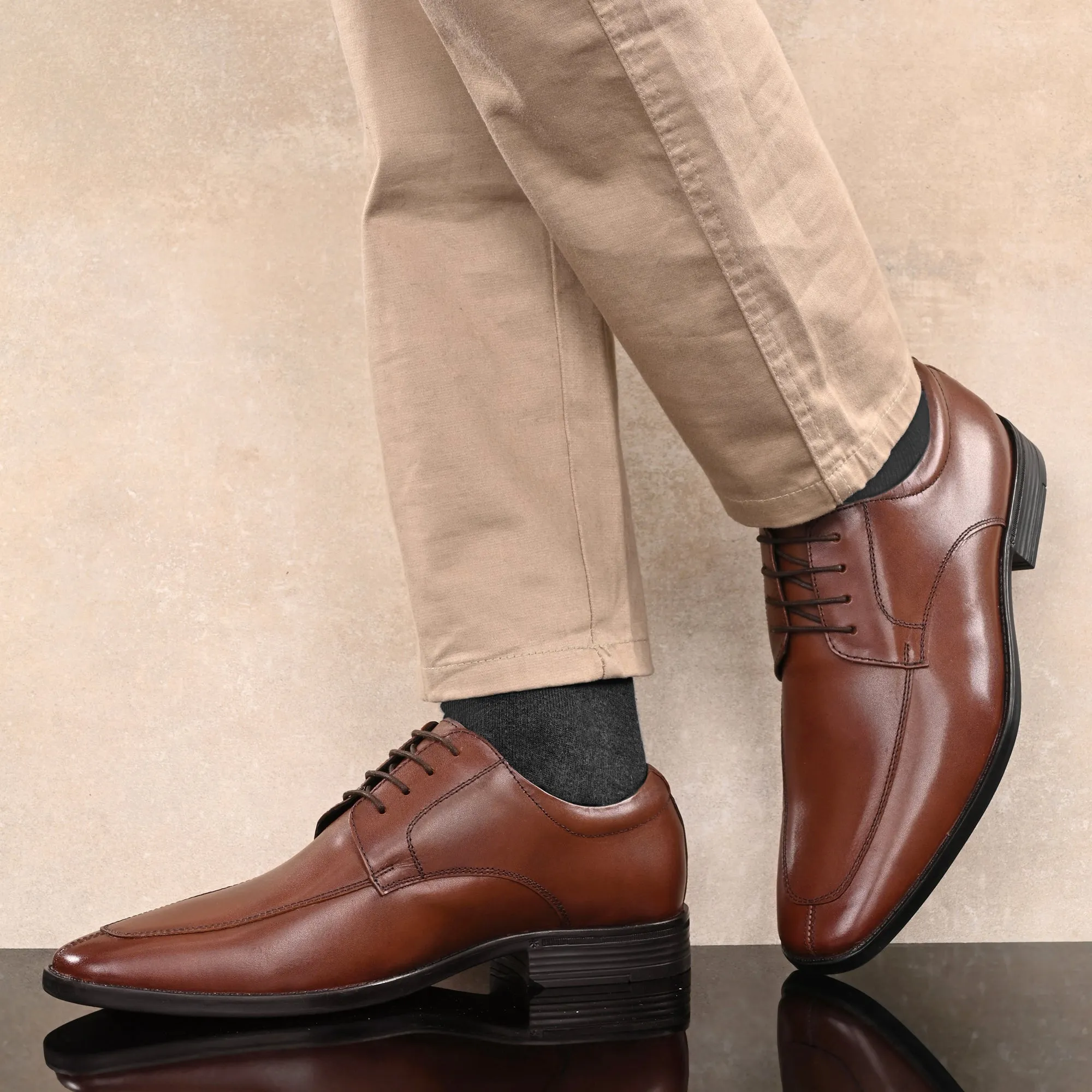 Urbane Full Grain Leather Derby Lace Ups