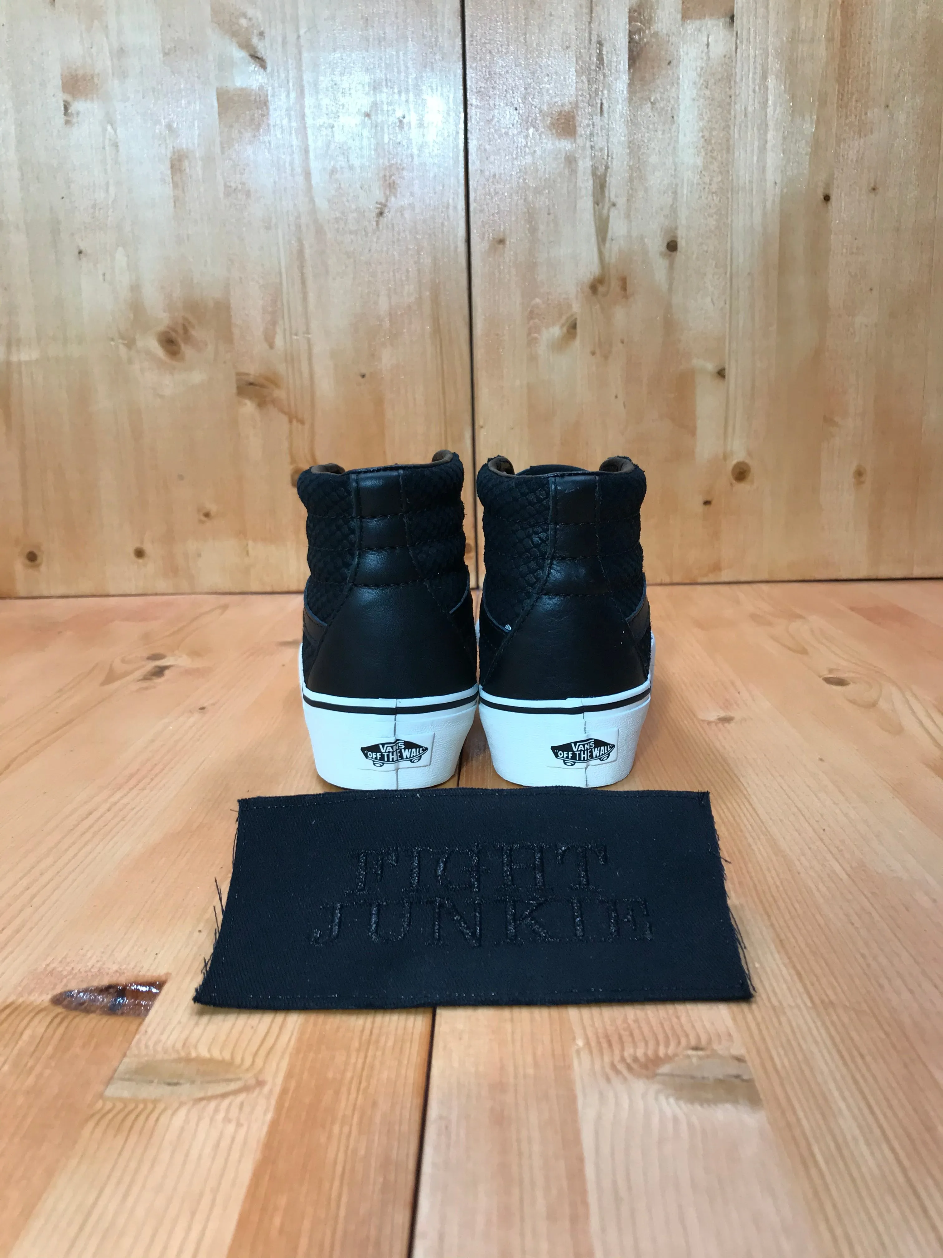 VANS SK8-HI REISSUE DX Women's Size 5 Leather Unisex High Tops Shoes Sneakers Black
