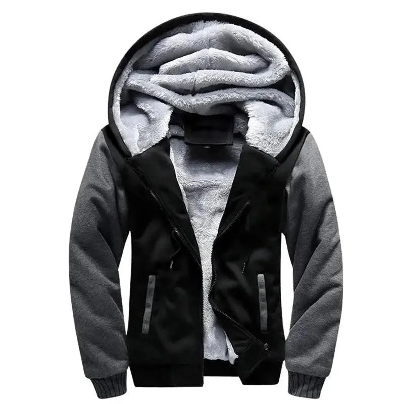 WHWR Luxe Camouflage Fleece-lined Winter Jacket with Hood