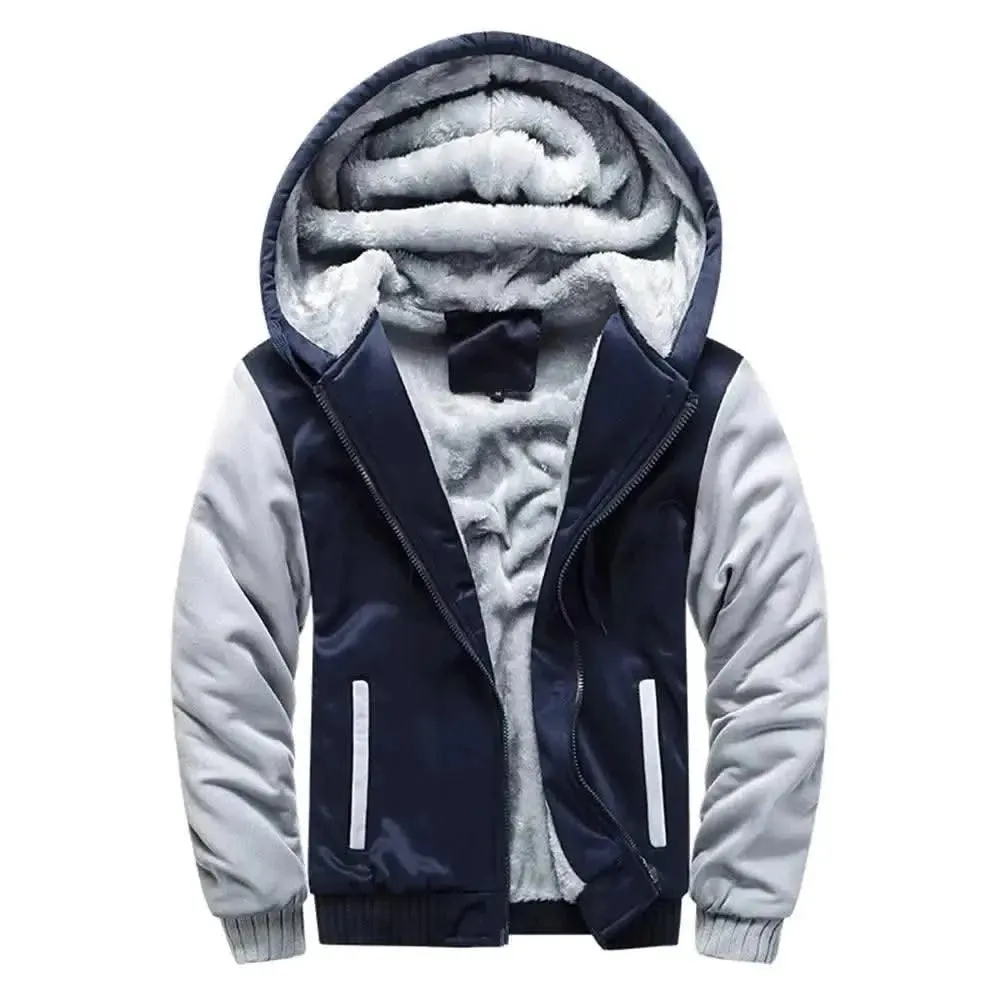 WHWR Luxe Camouflage Fleece-lined Winter Jacket with Hood
