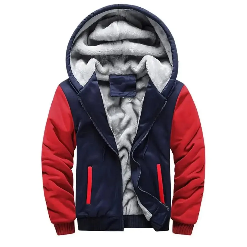 WHWR Luxe Camouflage Fleece-lined Winter Jacket with Hood