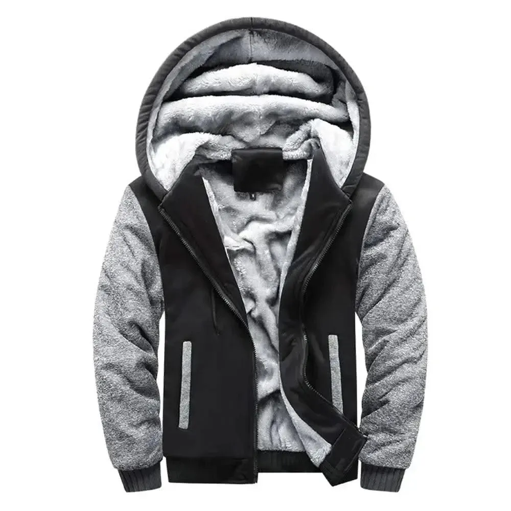 WHWR Luxe Camouflage Fleece-lined Winter Jacket with Hood