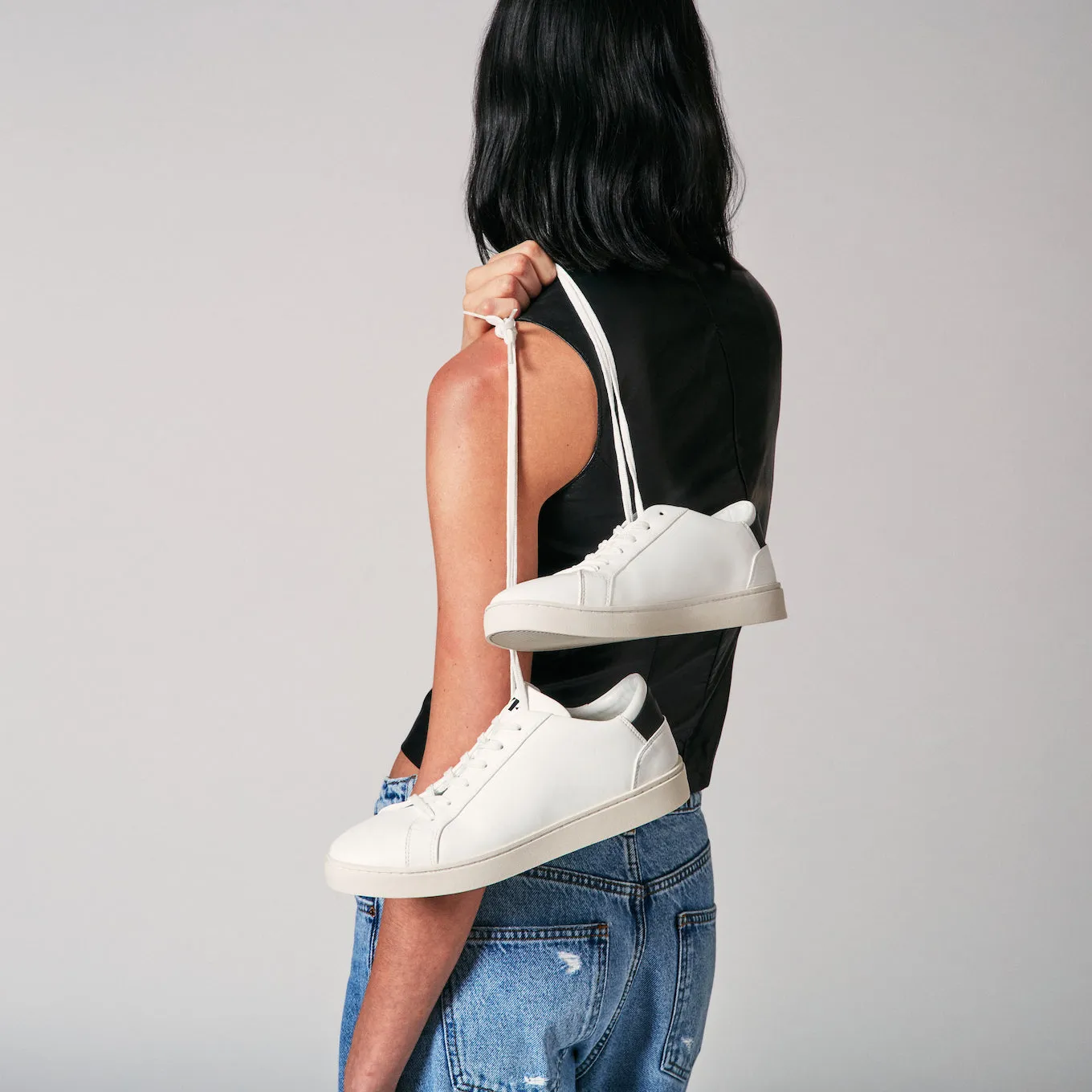 Women's Lace Up | White
