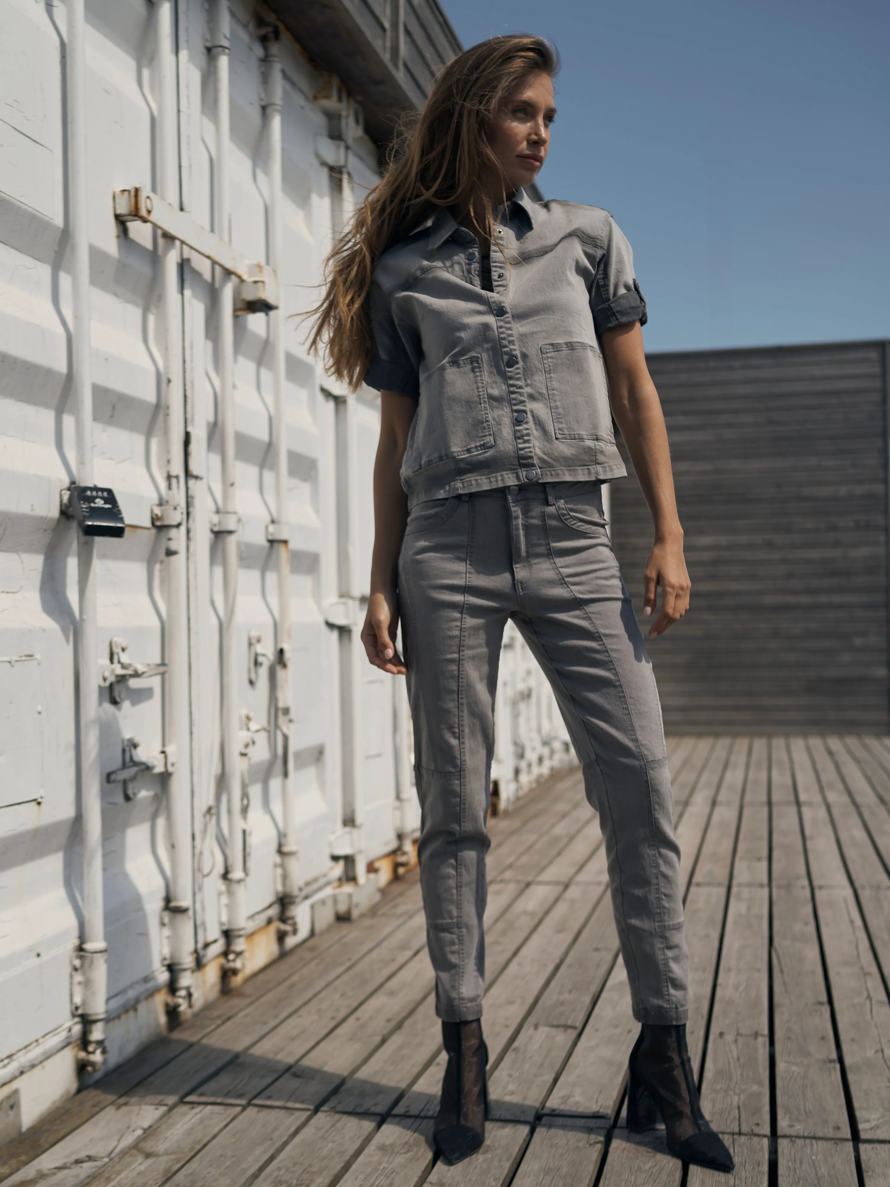 YELENA bukser - Grey